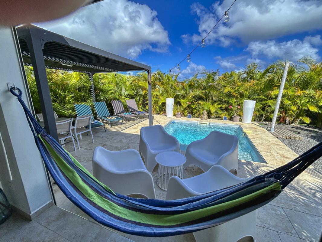 2.Location Villa piscine Saint François Guadeloupe_Vue ensemble